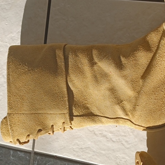 Colin Stuart Suede (Leather) Wedge Boots - Picture 4 of 8